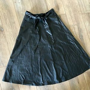 Faux Leather Skirt size 6